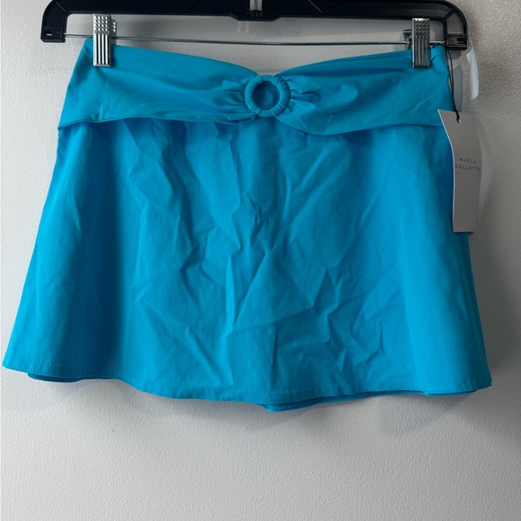 Karla Colletto Vibrant Blue Swim Coverup with Flared Skirt Sz XS